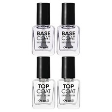 Oz nail 美甲基礎穩固2件組, 基礎護甲油 8ml + 頂層亮甲油 8ml, 2個