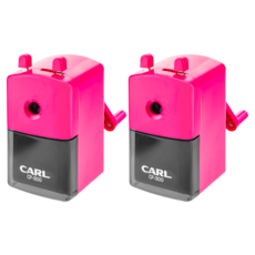 CARL 彩色鉛筆專用削鉛筆機 CP-300, 粉紅色, 2個
