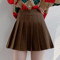 Peppermints Ryuben 百褶A字迷你毛呢短裙 11292