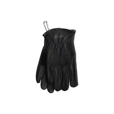 Camping Bar 牛皮真皮工作手套 加厚款/L, 黑色, 1雙