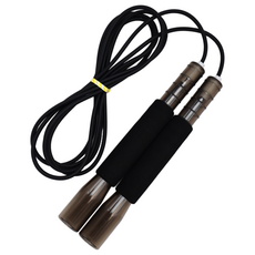 JFROPE Twinkle海綿競速跳繩, 黑色, 1個