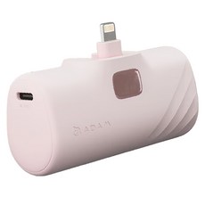 ADAM elements 亞果元素 GRAVITY F5C LED 顯示口袋型行動電源 USB-C, 5000mAh, PD 20W 快充, 粉色