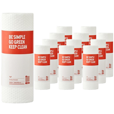 REBOW 可水洗拋棄式抹布, 50張, 12捲