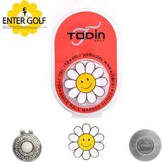 Toodin 大微笑球標, 1個, 向日葵白色