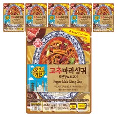 오즈키친 오뚜기 고추 마라샹궈, 6개, 180g
