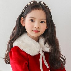 女童 Roco 人造毛披肩圍巾