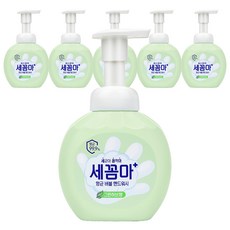 세균아꼼짝마 온더바디 버블 핸드워시 그린허브향, 250ml, 6개