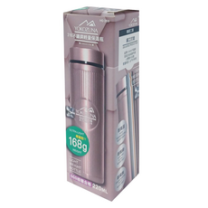 YOKOZUNA 橫鋼 316不鏽鋼輕量保溫杯 220ml, 超輕量168g, 玫瑰金, 1個