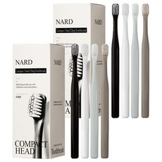 NARD 小刷頭細毛牙刷, 2盒, 16支