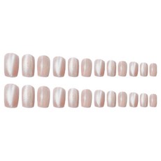 Mabso Shop貓咪珍珠美甲片, 混合色, 24個
