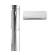 캐리어 인버터 52.9㎡ + 18.7㎡ 멀티형 프리미엄 에어케어 에어컨 방문설치, AMC16VX2LSW10