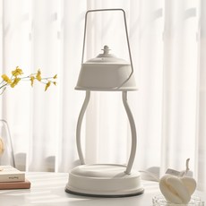 AromaHouse 定時香氛蠟燭加熱燈+燈泡, 白色