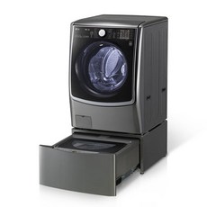 LG전자 트롬 트윈워시 드럼세탁기 F19VBATM 19kg 방문설치, F19VBAT, F4VC, 모던 스테인리스