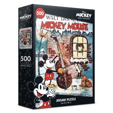 PUZZLE LIFE 米奇與好朋友 拼圖, 500件, D532, 1個