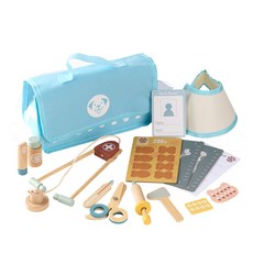 TOOKY TOY 拓客 原木動物醫院遊戲組, 混合顏色, 1個