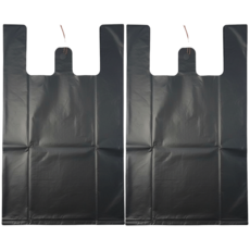 청소해결사 튼튼한 손잡이 봉투 검정, 400개, 5L