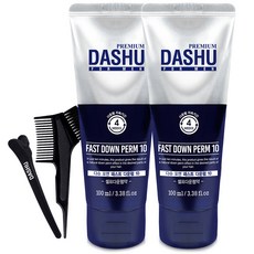 DASHU 男性快速壓貼燙髮乳組, 100ml, 2組