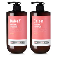 Daleaf 香氛護髮乳 玫瑰麝香, 1L, 2瓶
