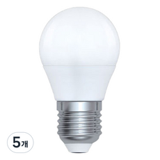 멜리빙 LED DO 전구 인지구 4W, 주광색, 5개