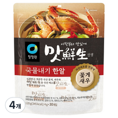 清淨園 Taste Teach 味鮮生 清淨園花蟹蝦熬湯一顆裝 30入, 120g, 4個