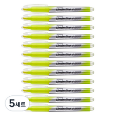 munhwA Underline S 螢光筆, 黃色, 60個