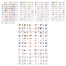 圖案印花紋身貼紙 Fancy 30款入, 混色, 6組