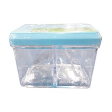 可果美雙格調味盒 顏色隨機, 500cc, 1個