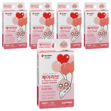 일동제약 케어리브 카카오 프렌즈 방수 밴드 어피치, 12개입, 5개