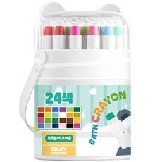 Tamsaa 小熊盒沐浴遊戲浴室蠟筆組, 1套, 24色