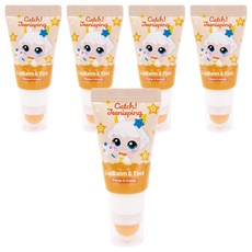 참존 캐치! 티니핑3 솔찌핑 듀얼 어린이 립밤 2g + 틴트 9g, 오렌지(립밤), 오렌지(틴트), 5개