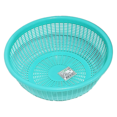 震嶸塑膠 4號洗菜籃, 紅 + 藍 + 綠, 23 x 8cm, 20個