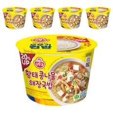 OTTOGI 不倒翁 即食明太魚黃豆芽湯飯, 5入