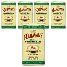 FLAHAVAN'S 愛爾蘭燕麥粥, 500g, 5個
