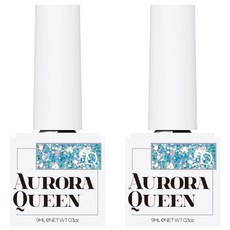 DGEL Aurora Queen 亮片凝膠, AQ.13 Aqua, 9ml, 2瓶