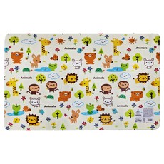 西松屋 Smart Angel 可愛動物防霉沐浴墊 60x85x2cm, YW-91517, 1個