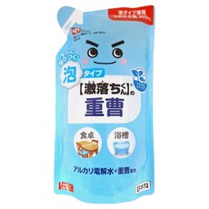 LEC 激落君 小蘇打 電解水 泡沫噴霧清潔劑 補充包 360ml 日本製造, 1包