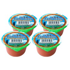 北海道巧克力布丁, 4個, 110g