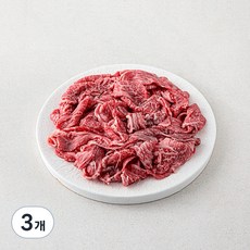 우미학 한우 1등급 불고기용 (냉장), 300g, 3개