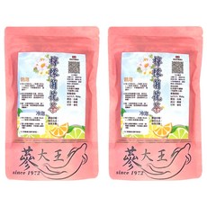 蓼大王 檸檬菊花茶包 6g 台灣製造, 10包, 2袋