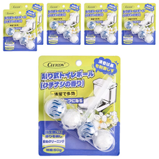 CEETOON 懸掛式馬桶清潔球 天然花香味 自動清潔 省時省力, 50g, 6個