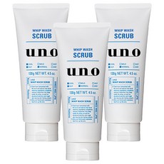 uno 新淨洗顏乳, 130g, 3條