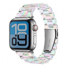 우먼스9999 애플워치 호환 스트랩 밴드, 오로라, 1개 오로라, 1개