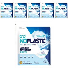 Detergent Revolution No Plastic超濃縮洗衣片, 6個, 15張