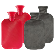 Parsh雙面梳熱裝水袋2L隨機發貨+棉跨度蓋木炭, 2組