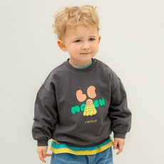 삠뽀요 유아용 쿠밍 맨투맨 티셔츠 OLRCT08