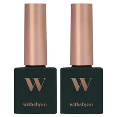 withshyan 專業凝膠指甲油 Withgel, W04 毬藻綠, 10g, 2個