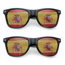 Allode 各國國旗派對眼鏡, 2個, TYPE08西班牙