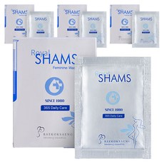 BAEKOKSAENG 女性清潔露隨身包 10片入, 50ml, 4盒