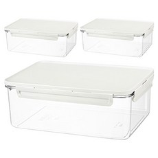 리템 에코스냅 밀폐용기 5호 IVORY, 단품, 3개