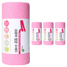 크로바몰 하루 한장 크로바 위생 항균수세미 핑크, 60개입, 4개